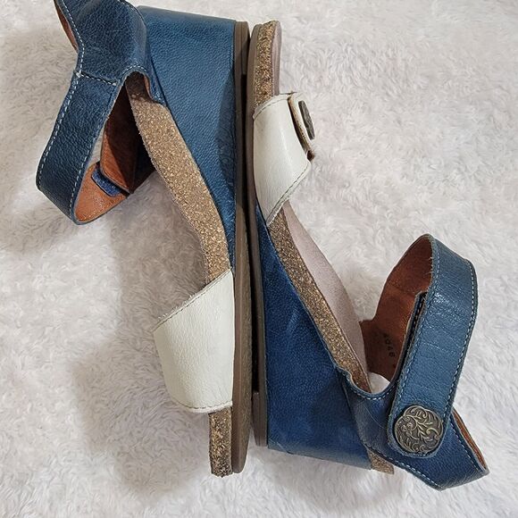 Taos Festival Wedge Comfort Sandals Colorblock‎ Size EU 38 US 7-7.5 Model 4048 - Picture 5 of 16